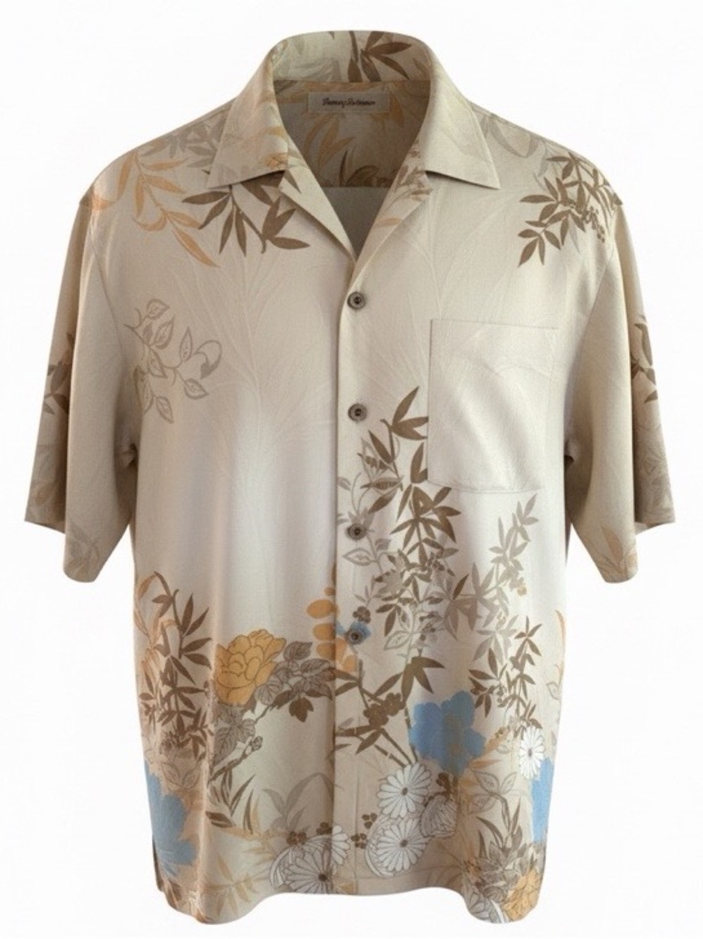 Tommy Bahama Silk Camp Shirt L